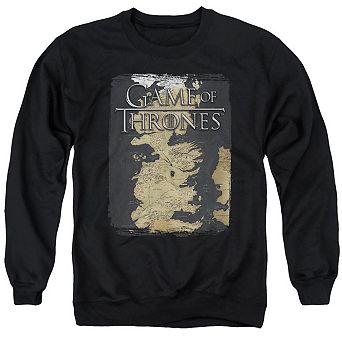 Game Of Thrones Series Map Adult Crewneck Sweatshirt