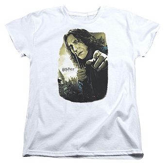 Harry Potter Snape Poster Short Sleeve Womens T-shirt