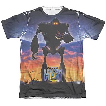 Iron Giant Giant Poster Adult 65/35 Poly/cotton Short Sleeve T-shirt