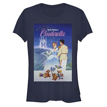 Juniors' Cinderella Midnight Poster Graphic Tee