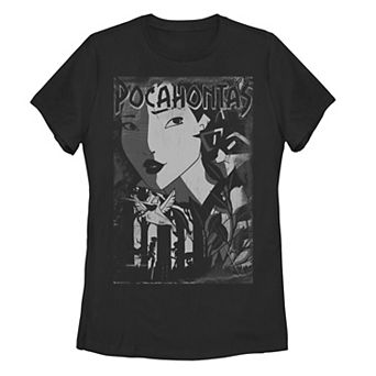 Juniors' Pocahontas Forest Poster Graphic Tee