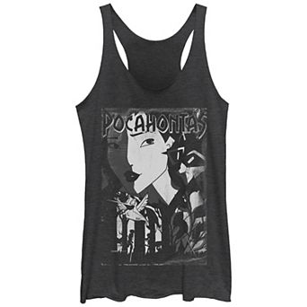 Juniors' Pocahontas Forest Poster Tri-Blend Racerback Graphic Tank Top