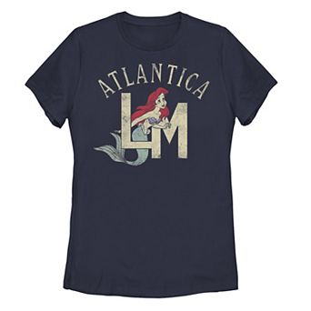 Juniors' The Little Mermaid Atlantica Graphic Tee