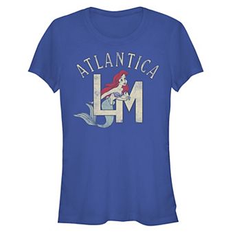 Juniors' The Little Mermaid Atlantica Graphic Tee