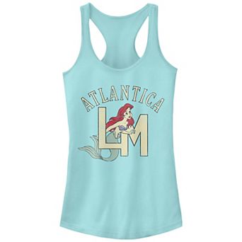 Juniors' The Little Mermaid Atlantica Racerback Graphic Tank Top