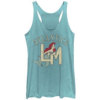 Disney's The Little Mermaid Juniors' Atlantica Tri-Blend Racerback Tank Top