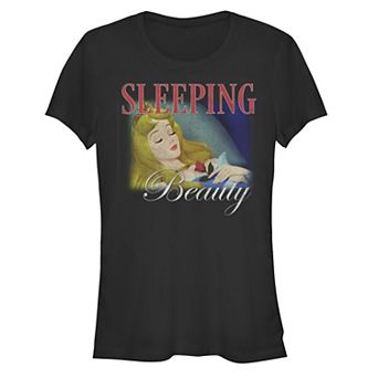 Disney's Sleeping Beauty Juniors' Aurora Sleeping Graphic Tee
