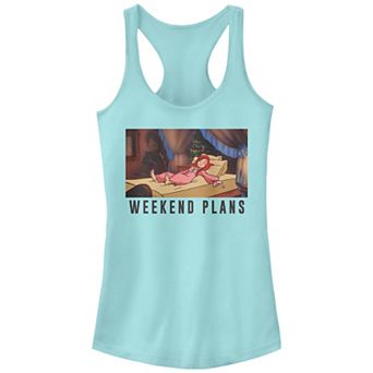 Juniors' The Little Mermaid Ariel Weekend Plans Meme Racerback Graphic Tank Top