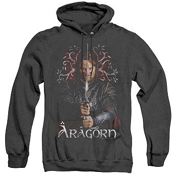Lord Of The Rings Aragorn Adult Heather Hoodie