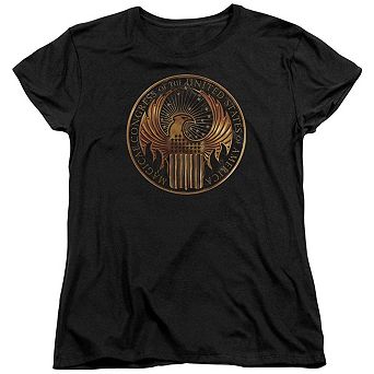 Fantastic Beasts Magical Congress Crest Short Sleeve Womens T-shirt