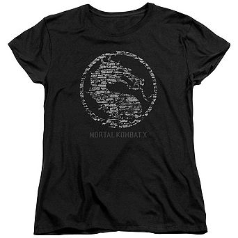 Mortal Kombat X Stone Seal Short Sleeve Womens T-shirt
