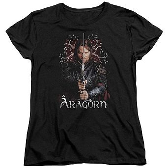 Lord Of The Rings Aragorn Short Sleeve Womens T-shirt