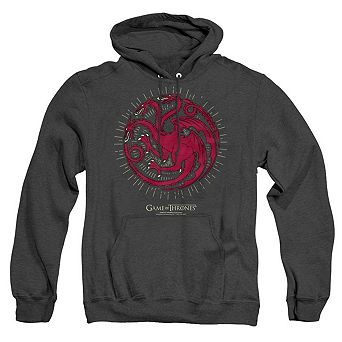 Game Of Thrones Targaryen Burst Sigil Adult Heather Hoodie
