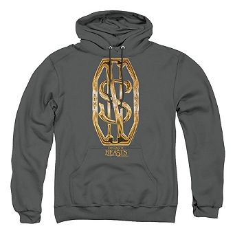 Fantastic Beasts Scamander Monogram Adult Pull Over Hoodie