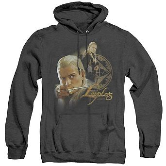 Lord Of The Rings Legolas Adult Heather Hoodie