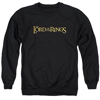 Lord Of The Rings Lotr Logo Adult Crewneck Sweatshirt