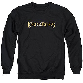 Lord Of The Rings Lotr Logo Adult Crewneck Sweatshirt