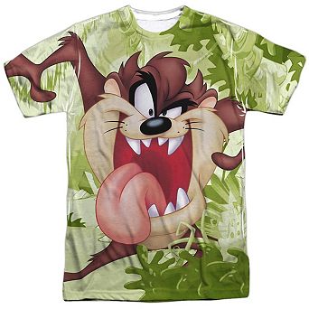 Looney Tunes Taz Short Sleeve Adult Poly Crew T-shirt