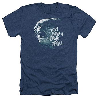 Lord Of The Rings Cave Troll Adult Heather T-shirt