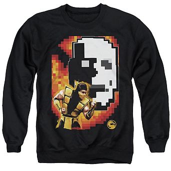 Mortal Kombat Klassic Scorpion Adult Crewneck Sweatshirt