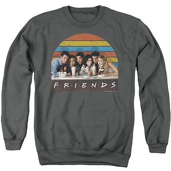 Friends Soda Fountain Adult Crewneck Sweatshirt