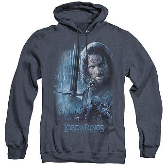 Lord Of The Rings King In The Making Adult Heather Hoodie