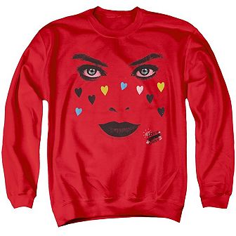 Birds Of Prey Red Harley Adult Crewneck Sweatshirt