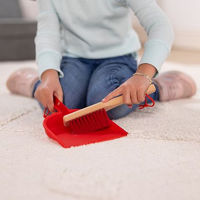 Melissa & Doug Dust! Sweep! Mop! 6-Piece Pretend Play Cleaning Set