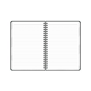 Blue Sky Non Dated 160-Page Forest Green Notebook