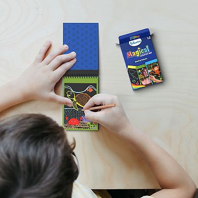 Skillmatics Magical Amazing Animals Mini Scratch Art Kit