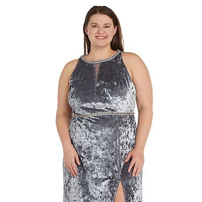 silver plus size velvet dress Plus Size Silver Velvet Dresses Plus Velvet Sequin Wrap Dress