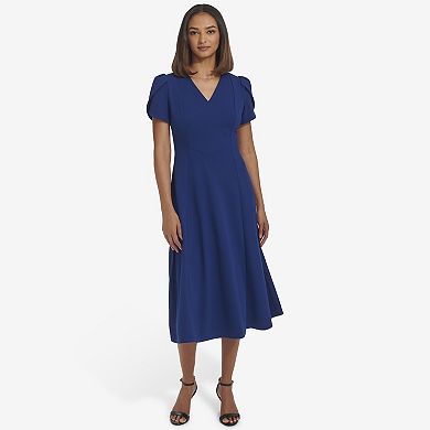 Women's Andrew Marc Tulip Fit & Flare Midi Dress