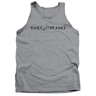 Superman Daily Planet Logo Adult Tank Top