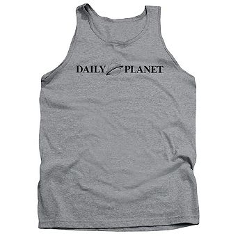 Superman Daily Planet Logo Adult Tank Top