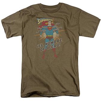 Superman El Hombre Del Acero Short Sleeve Adult T-shirt