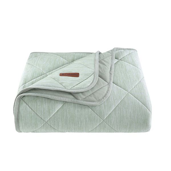 Columbia Cooling Throw Blanket - Heathered Green