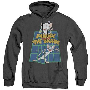 Pinky And The Brain Ol Standard Adult Heather Hoodie