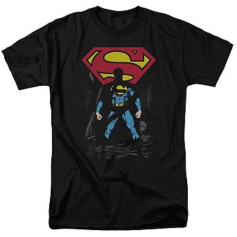 Superman Dark Alley Short Sleeve Adult T-shirt