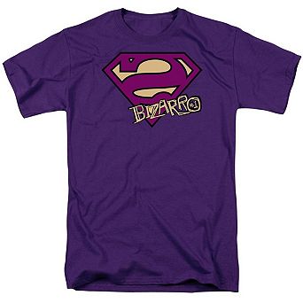 Superman Bizarro Shield Short Sleeve Adult T-shirt