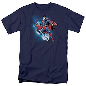 Superman Crystallize Short Sleeve Adult T-shirt