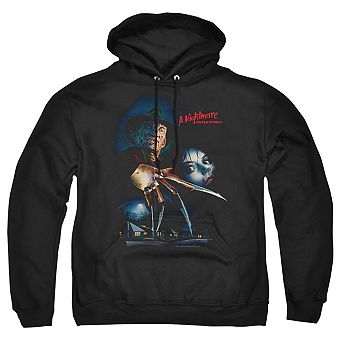Nightmare On Elm Street Elm Street Poster Adult Pull Over Hoodie