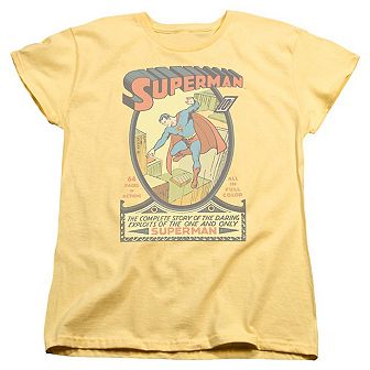 Superman 1 Short Sleeve Womens T-shirt