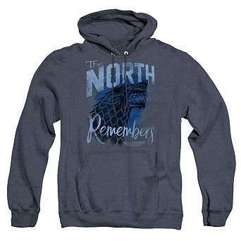 Game Of Thrones The North Remembers Adult Heather Hoodie