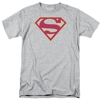 Superman Red & Gold Shield Short Sleeve Adult T-shirt