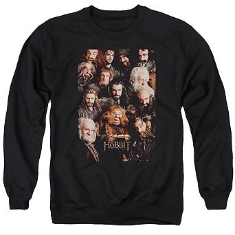 The Hobbit Dwarves Poster Adult Crewneck Sweatshirt
