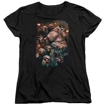 The Hobbit Goblin King Short Sleeve Womens T-shirt