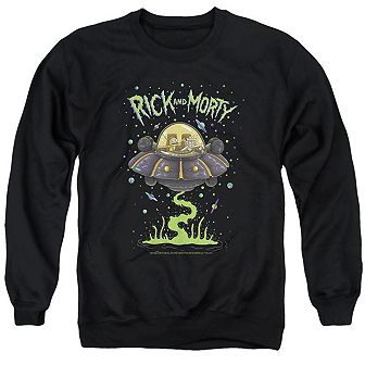 Rick And Morty Drunk Rick Ship Adult Crewneck Sweatshirt