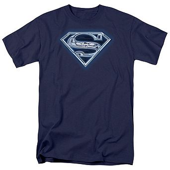 Superman Cyber Shield Short Sleeve Adult T-shirt