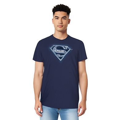 Superman Cyber Shield Short Sleeve Adult T-shirt