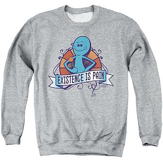 Rick And Morty Existence Is Pain Adult Crewneck Sweatshirt